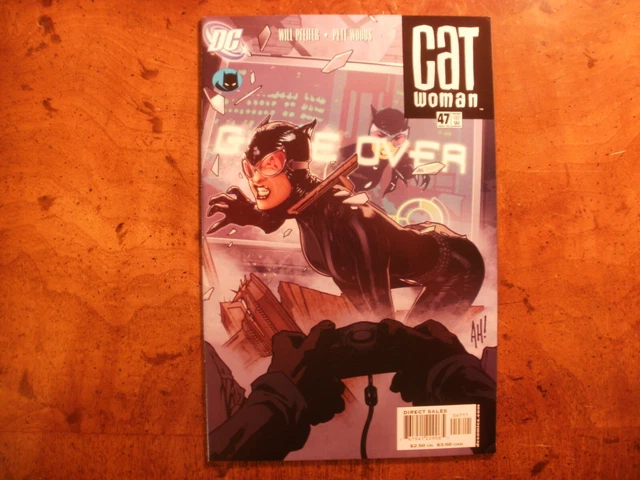 VF+/NM DC 2002 Comic-CATWOMAN #47 (Vol 3) Adam Hughes Cover (Selina Kyle Cheetah