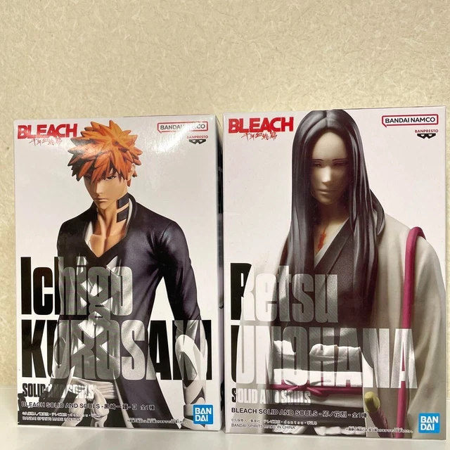 BLEACH ICHIGO KUROSAKI II Retsu Unohana Figure Set of 2 SOLID AND SOULS