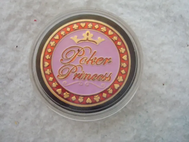 Poker Princess Poker Chip Card Guard Protector Coin