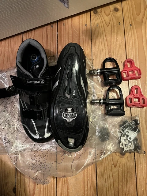 Shimano SH-R078L Schuhe Radclip in Schuhen Haken & Schlaufe EUR 43 UK 9 Preloved