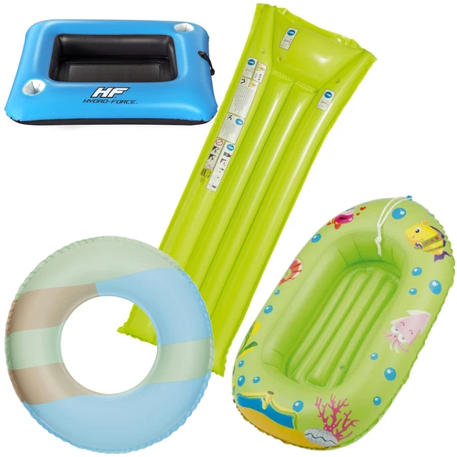 Flamingueo Bouée Gonflable Double PVC Donut Rose