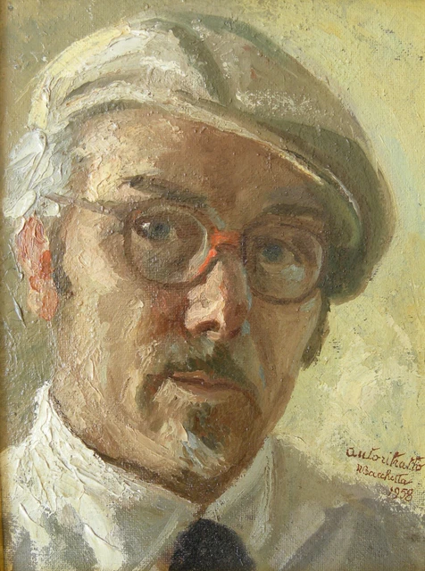 Tullio BACCHETTA (Crema Cremona 1892 - Altofonte Palermo 1975) AUTORITRATTO 1958 Tullio BACCHETTA (Crema Cremona 1892 - Altofonte Palermo 1975) AUTORITRATTO 1958