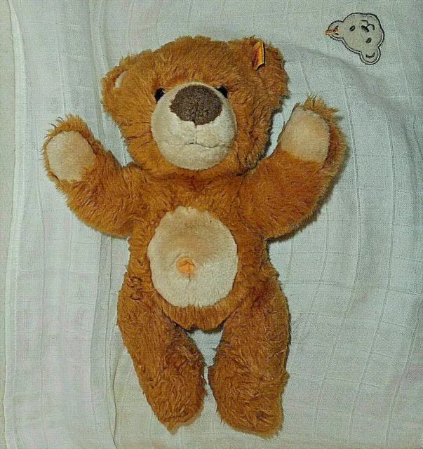 Steiff Teddybär hellbraun/beige 25 cm Schlenkerteddy 124518 sehr niedlich KF