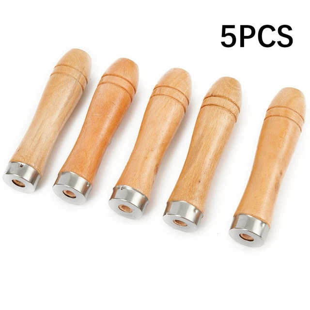 Forte Manche de Lime en Bois Outil 11 CM 5 Pièce Remplacement Pour Chaud Vente