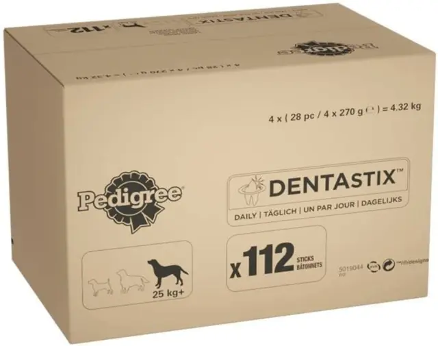 Pedigree Dentastix Daily Oral Care Snack per La Cura Dei Denti per Cani Di Gross