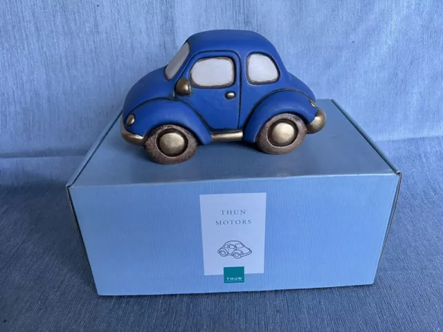 THUN Motors Il piccolo regalo VW Maggiolino Maggiolino Decorazione Collezionista Auto Blu