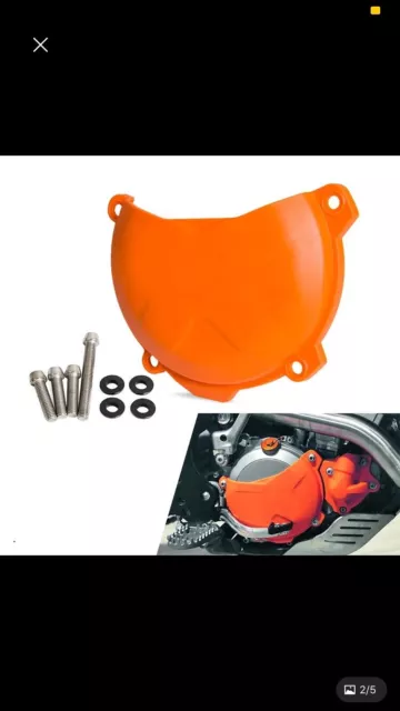 Clutch Cover Protector Case Saver Guard KTM 250 350 SX-F/EXC-F/XC-F/XCF-W/SIX