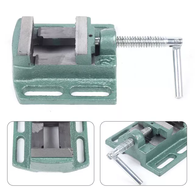 Heavy Duty Vice Vise Drill Press Machine Work Bench Pillar Clamp Jaw 13x11x4.5cm