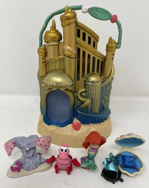 DISNEY ANIMATORS COLLECTION Little Mermaid 5 Ariel Figures Micro