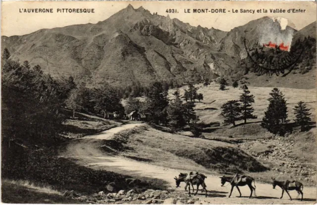 CPA Le Mont Dore Le Sancy et la Vallee d'Enfer FRANCE (1285572)
