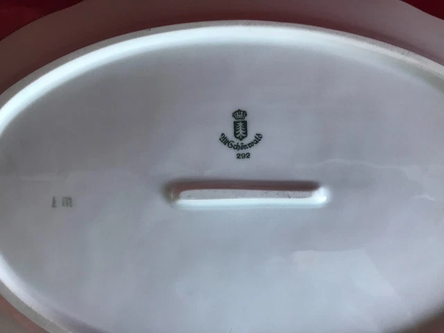 ALT SCHÖNWALD FLEISCHPLATTE Aufschnittplatte Servierteller Porzellan ...