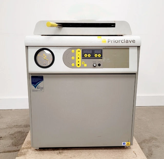 Sv100 Loading PRIORCLAVE MODEL PS/QCS/SV100 Top Loading Autoclave Lab £4,670.00 ...