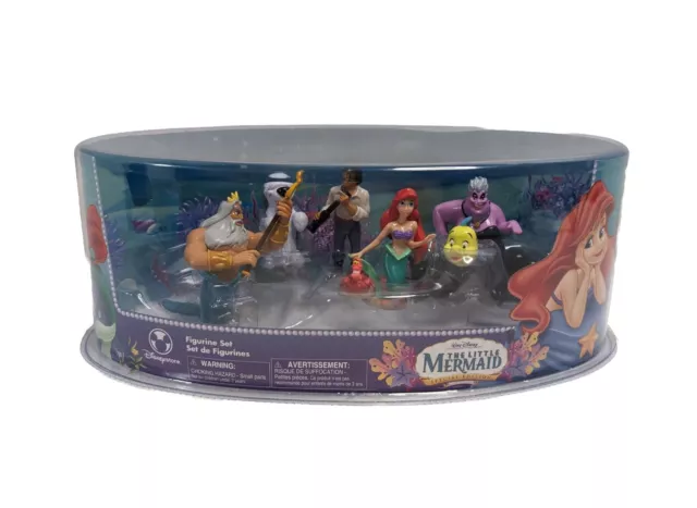 The Little Mermaid Special Edition Figurine Set Disney Store Exclusive Cake Topp