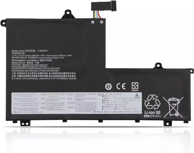 L19C3PF1 L19M3PF1 Battery for Lenovo ThinkBook 14-IML 14-IIL see list