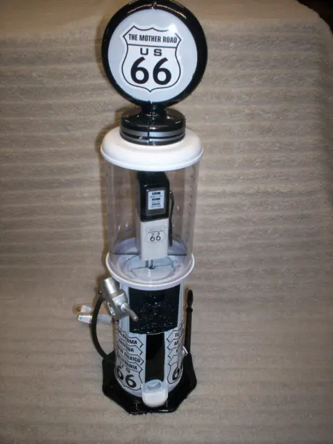 ROUTE 66 GAS PUMP BANK ANTIQUE TYPE--- with lighted globe----SUPER NICE LOOKING