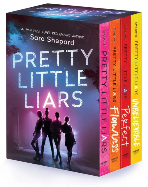 Pretty Little Liars 4-Book Paperback Box Set Flawless Perfect Sara Shepard
