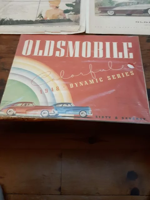 1948 Oldsmobile Dynamic Series Sixty & Seventy Dealer Catalog Sales Literature+