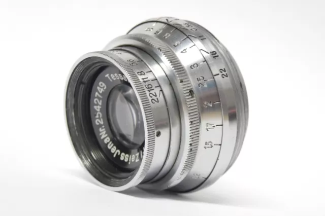 Carl Zeiss Jena Tessar 3,5 / 5cm Objektiv M40 für Praktiflex 2542749
