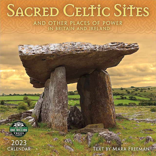 AMBER LOTUS SACRED Celtic Sites 2023 Wall Calendar w 6.80 PicClick