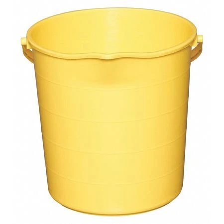 Tough Guy 48Lz06 Pail,3 Gal.,Polypropylne,12-1/2"L,Yellow