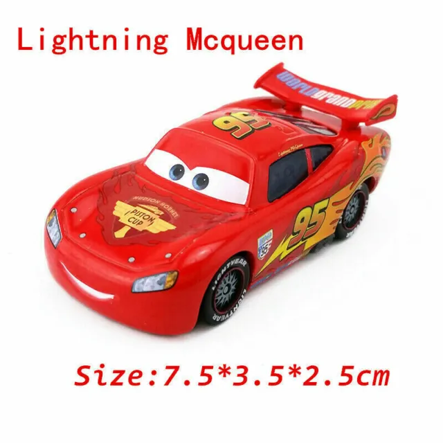 Disney Pixar Cars 2 Lightning McQueen Diecast Toy Car 1:55 Model Boys Gift 2