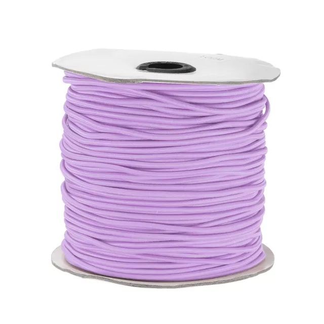 Élastique Cordon Étirement Lourd Corde Cordon 2.5mm 109 Yards Sangles Violet