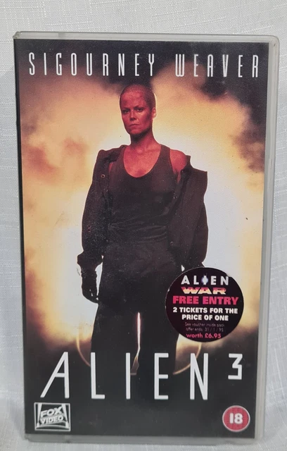ALIEN 3 VHS Video Tape starring Sigourney Weaver £7.99 - PicClick UK