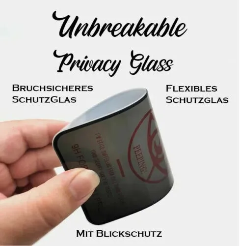 Privacy Handy PET Keramik Flexibel Display Panzerfolie Schutzglas Blickschutz