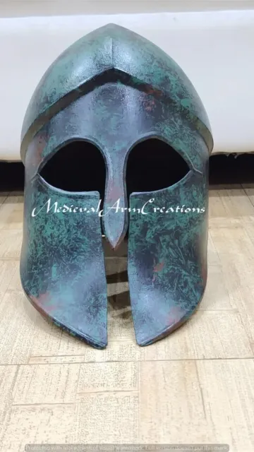Medieval Greek Corinthian Helmet Handmade working Museum Helmet  Chirstmas  Gift