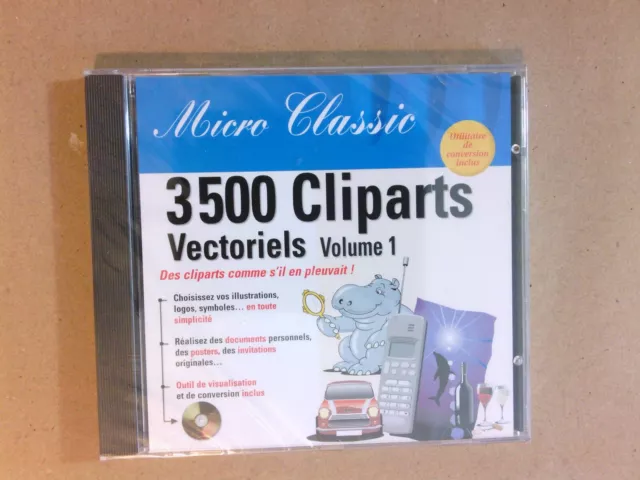 CD ROM Game /3500 Cliparts/Vector Volume 1/New With Cello