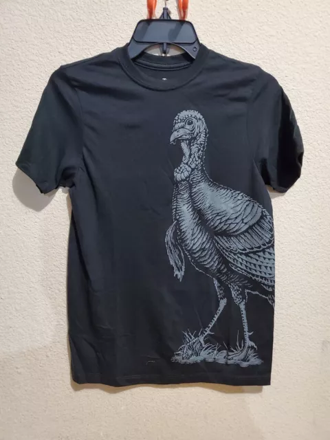 Nwot Wild Turkey Bourbon Shirt Adult Extra Small Xs Black Whiskey Distillery