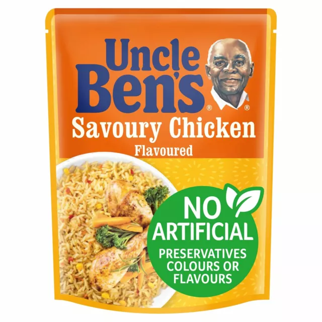 Riz à saveur de poulet salé spécial Uncle Ben's - 250 g - Paquet de 1