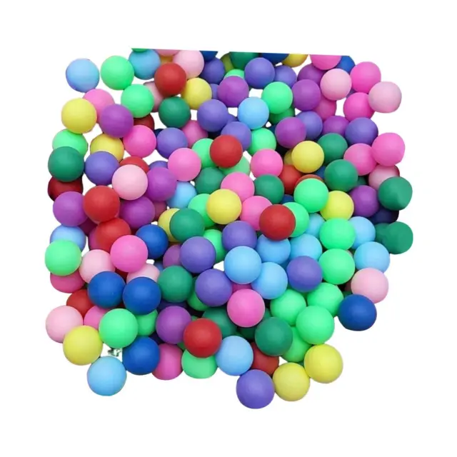 Balles de -Pong colorées, 50 pièces, balles de Tennis de Table de 40mm,