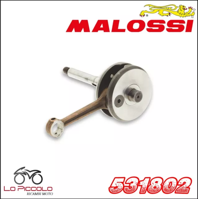 531802 MALOSSI Albero motore con spinotto �12 PIAGGIO SI 50