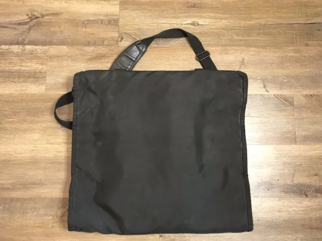 Tumi Black Ballistic Nylon Bi-Fold Weekend Garment Bag Vintage 2