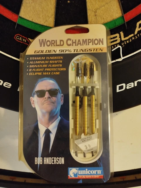 RARE UNICORN BOB Anderson 24g Darts, £27.00 - PicClick UK