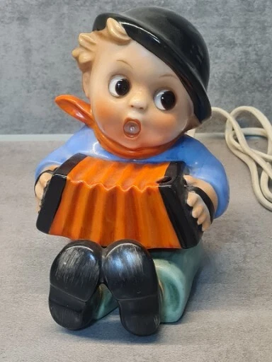 Alte  Hummel RAUCHVERZEHRER  Duftlampe  Bandoniumspieler