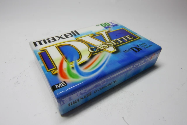 Cinta para videocámara Maxell DVM60SE 60 minutos sin usar en paquete sellado