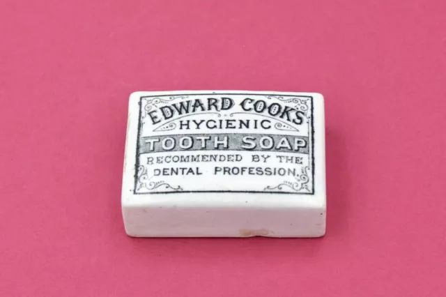 VINTAGE c1900s EDWARD COOKS ( LONDON ) HYGIENIC TOOTH SOAP POT LID