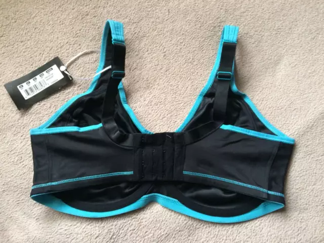 Freya 36G (F) Active  Jet  Underwire  Cup Sport Bra Style 4492 NWT 2