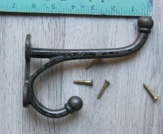 old large iron Coat Hook