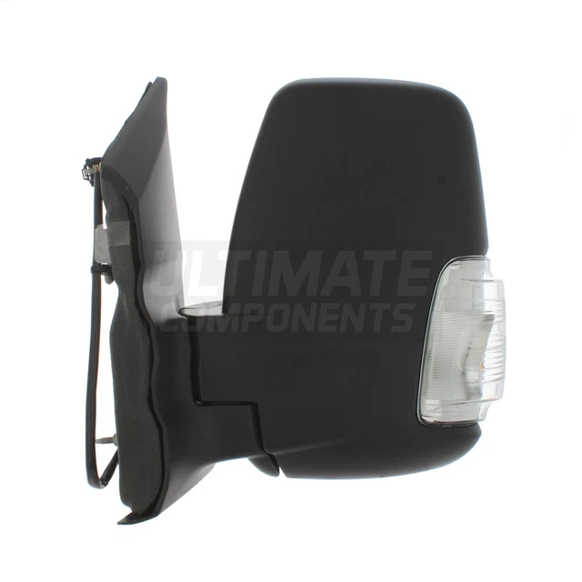 thumbnail image 2 of Ultimate Components Electric Passenger Side Wing Mirror For Ford Transit Mk8 Van (2014-2019) – Short Arm, Heated, Black 2 of 5