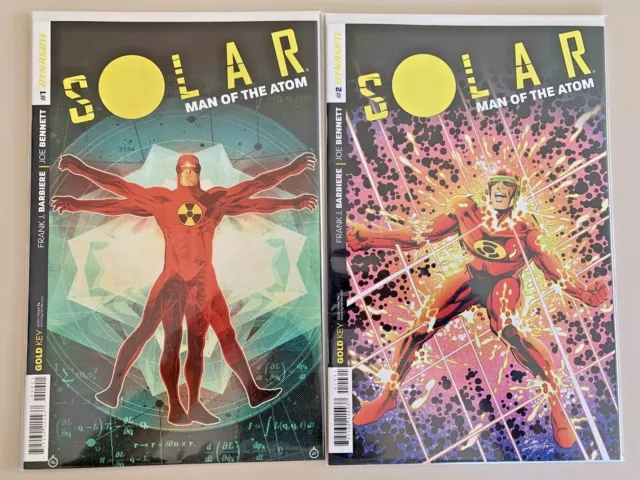 Solar Man Of The Atom volume 1 and 2 lot Dynamite Comics superhero