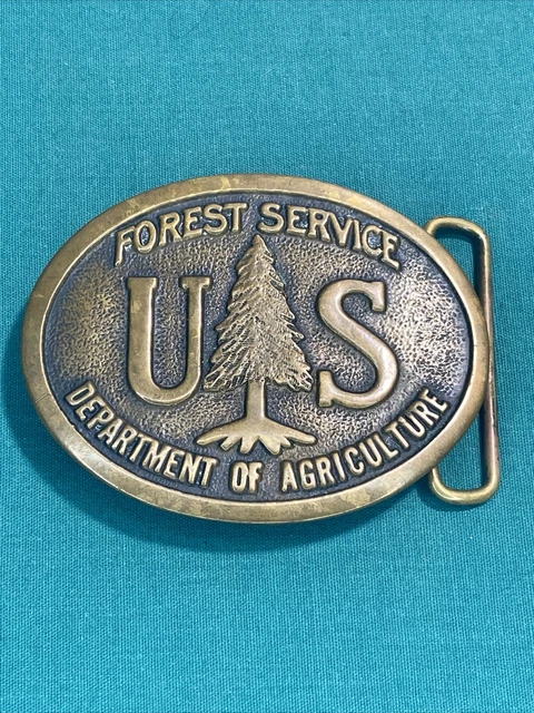 Us forest service belt buckle cheap
