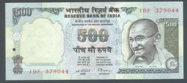 India  500 Rupees (1997)  P92a  , UNC banknote "no pinhole "