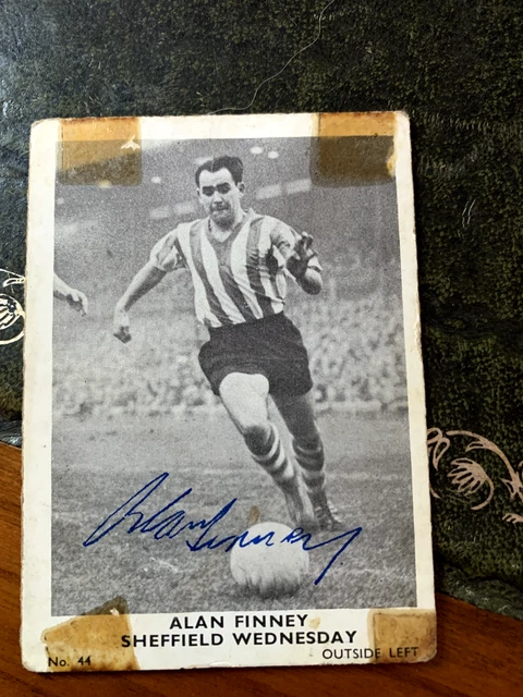 A&BC-FOOTBALL PLAIN BACK 1961 #44 Alan Finney Sheff Sheffield Weds Wednesday