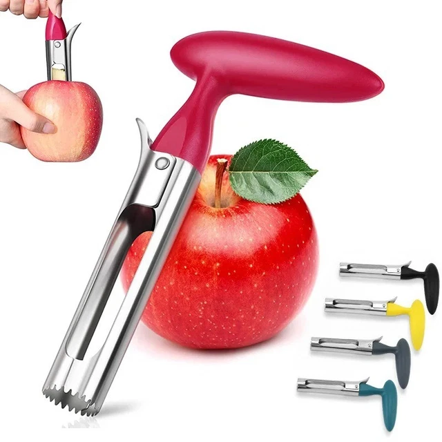 STAINLESS STEEL TWIST Apple Corer Remover Seed Handheld Fruit Core ...