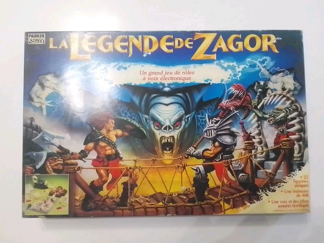 Jeu De Société LEGEND OF ZAGOR – Parker 1993 – Plateau 3D Fantastique