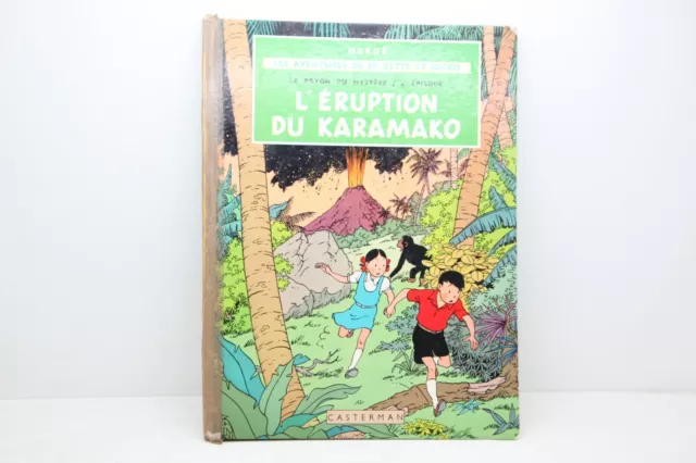 BD - Les aventures de Jo, Zette et Jocko - L'éruption du Karamako - 1952