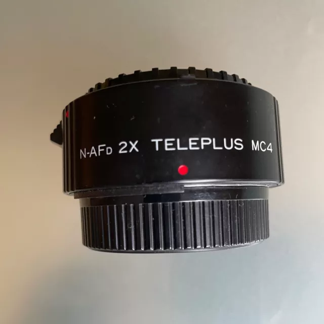 Kenko N-AF 2x Teleplus MC4 Lens Converter / Adapter For Nikon F Mount Camera